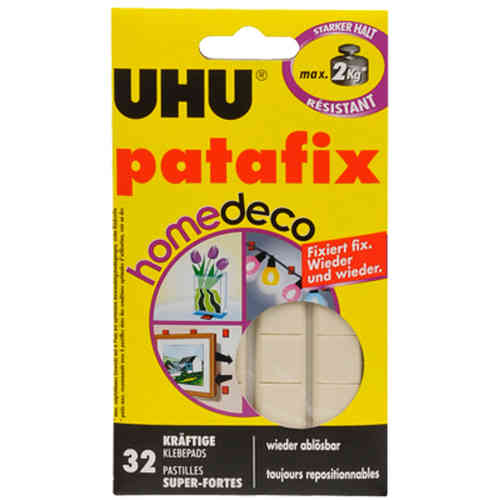 UHU patafix homedeco 32 kräftige Klebepads