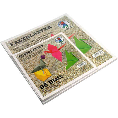 Faltblätter aus Origami-Papier