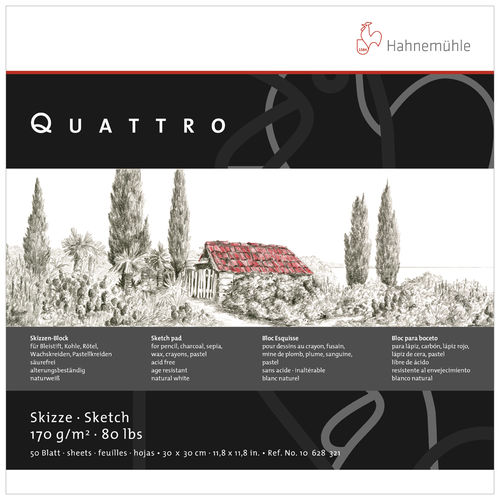Skizzenblock "QUATTRO" 170 g/m²