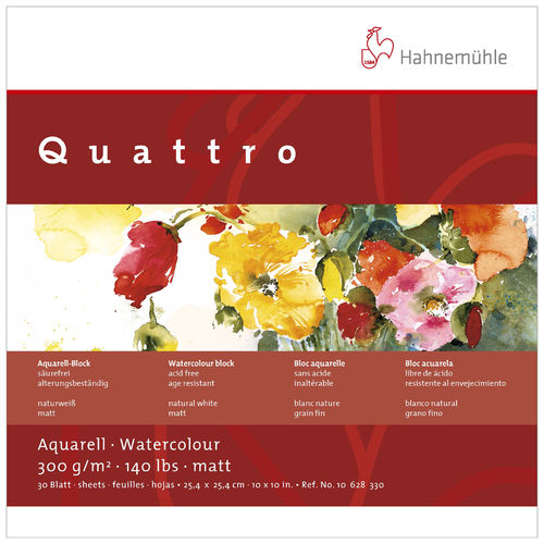 Aquarellblock "QUATTRO" 300 g/m²