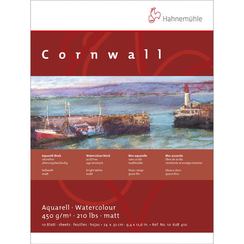 Aquarellblock "Cornwall" 450 g/m² rau