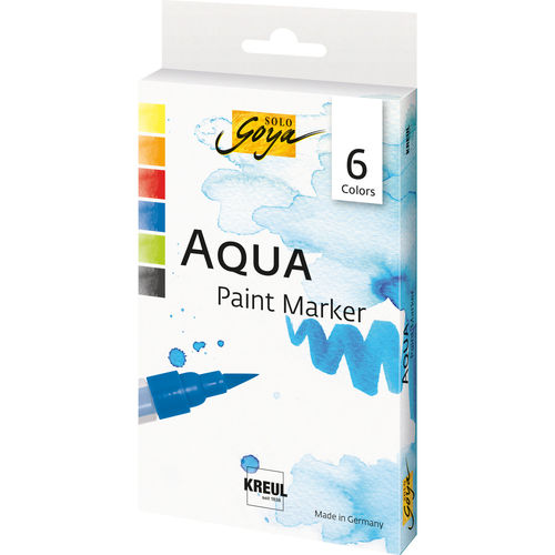 SOLO GOYA Aqua Paint Marker 6er Set